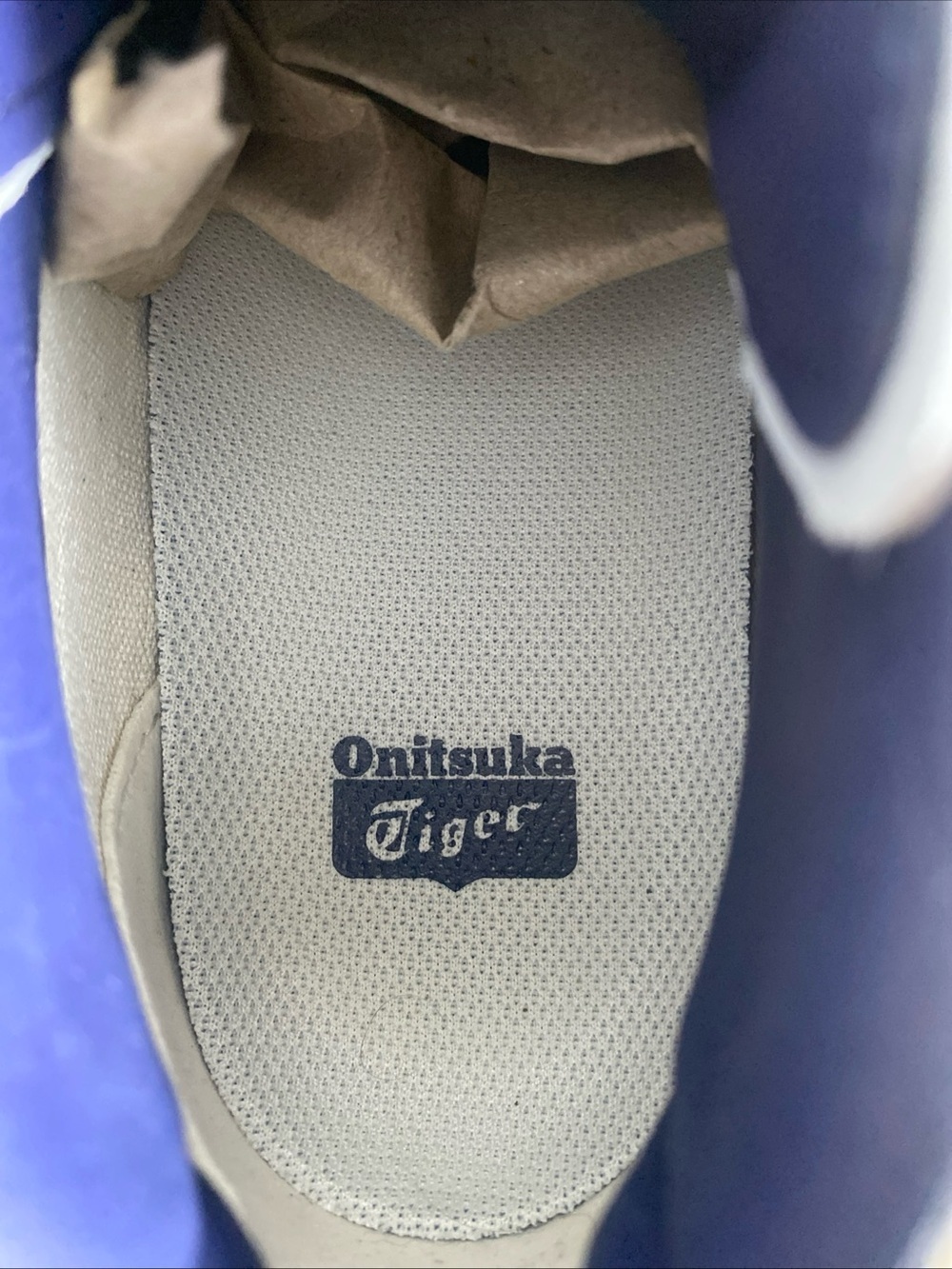 Onitsuka Tiger Mexico 66 SD M PF High Top Men's Size 5.5 Beige Blue New W/O Box - Picture 15 of 16